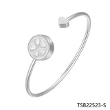 Furit Rose Silver Bangle Bracelet Chain Bracelet TSB22523