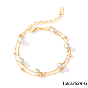 Fruit Rose Silver Bangle Bracelet Women's Jewelry