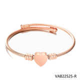 Furit Rose Silver Bangle Bracelet Jewelry Gift