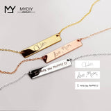 Handwriting Necklace Signature Necklace Mothers Gift