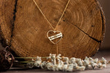 Personalized Heart Name Necklace with Birthstone
