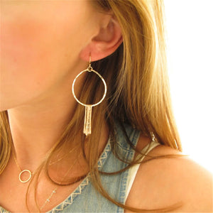 Vintage Filled/925 Silver Hoop Earrings For Women