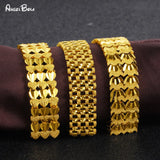 18K Gold-plated Peach Heart Men's Bracelet Couple Accessories