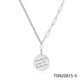 Letter Necklace Pendant Women Jewelry Girl Chain TSN22815