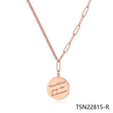 Letter Necklace Pendant Women Jewelry Girl Chain TSN22815