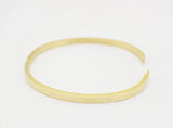 Letter Monogram Bracelets Stainless Steel Cuff Bangle Round Bangles