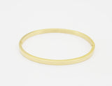 Letter Monogram Bracelets Stainless Steel Cuff Bangle Round Bangles