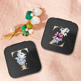 Purple Flower Jewelry Box Organizer Display Travel Jewelry Boxes