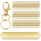 Swivel Keychain Push Gate Snap Hook Trigger Alloy Jewelry DIY Craft