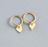 Love Heart Honey Earring Studs Women Jewelry Girl TZ0008