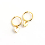 Love Heart Honey Earring Studs Women Jewelry Girl TZ0008
