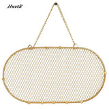 Mesh Earring Storage Rack Wall Hanging Necklace Display Iron Jewelry