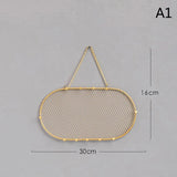 Mesh Earring Storage Rack Wall Hanging Necklace Display Iron Jewelry