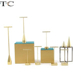 Metal Earring Display Stand Jewelry Counter Window Ring Display Stand