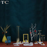 Metal Earring Display Stand Jewelry Counter Window Ring Display Stand