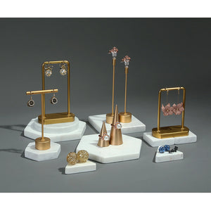 Metal Earring Display Stand Jewelry Rack for Ring Necklace Bracelet