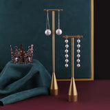 Metal Hand Ring Holder Finger Jewelry Tower Earring T Bar Shelf