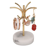 Metal Jewelry Organizer Rack Resin Tray Base Display Stand Holder