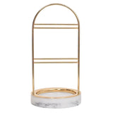 Metal Jewelry Organizer Rack Resin Tray Base Display Stand Holder