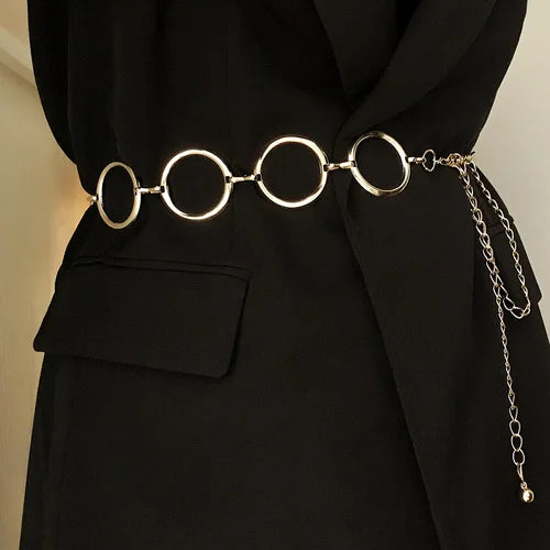 Metal Waist Chain Belts for Women