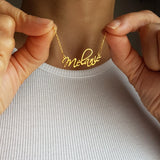 Custom Name Necklace, Stainless Steel For Women, Bridesmaids Gift