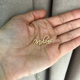 Custom Name Necklace, Stainless Steel For Women, Bridesmaids Gift