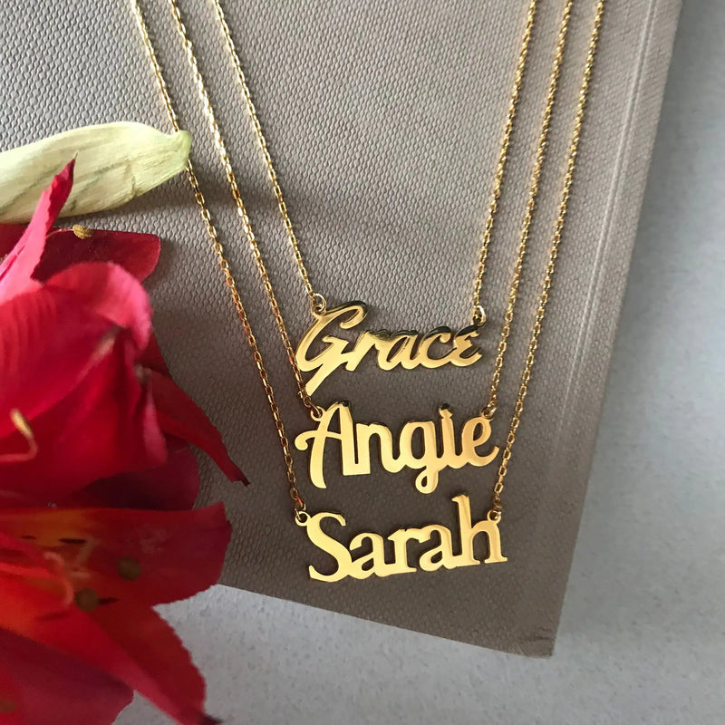 Custom Stainless Steel Name Necklace Personalized Gift