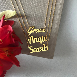 Custom Stainless Steel Name Necklace Personalized Gift