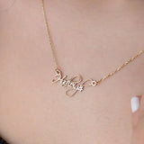 Custom Stainless Steel Name Necklace, Personalized Nameplate Jewelry