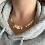 Name Pendant Necklace Personalized Jewelry Stainless Steel Chain