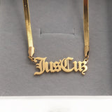 Name Pendant Necklace Personalized Jewelry Stainless Steel Chain