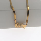 Name Pendant Necklace Personalized Jewelry Stainless Steel Chain
