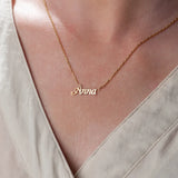 Personalized Nameplate Necklace Stainless Steel Pendant