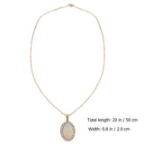 Crystal Diamond Necklace Jewelry Women