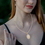 Crystal Diamond Necklace Jewelry Women
