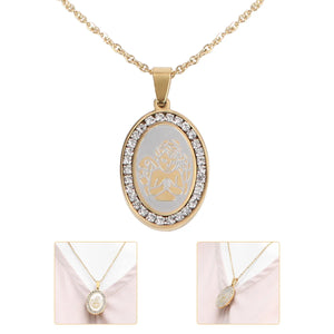 Crystal Diamond Necklace Jewelry Women