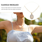 Crystal Diamond Necklace Jewelry Women