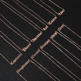 Stainless Steel Zodiac Necklace Choker Old English Name Jewelry