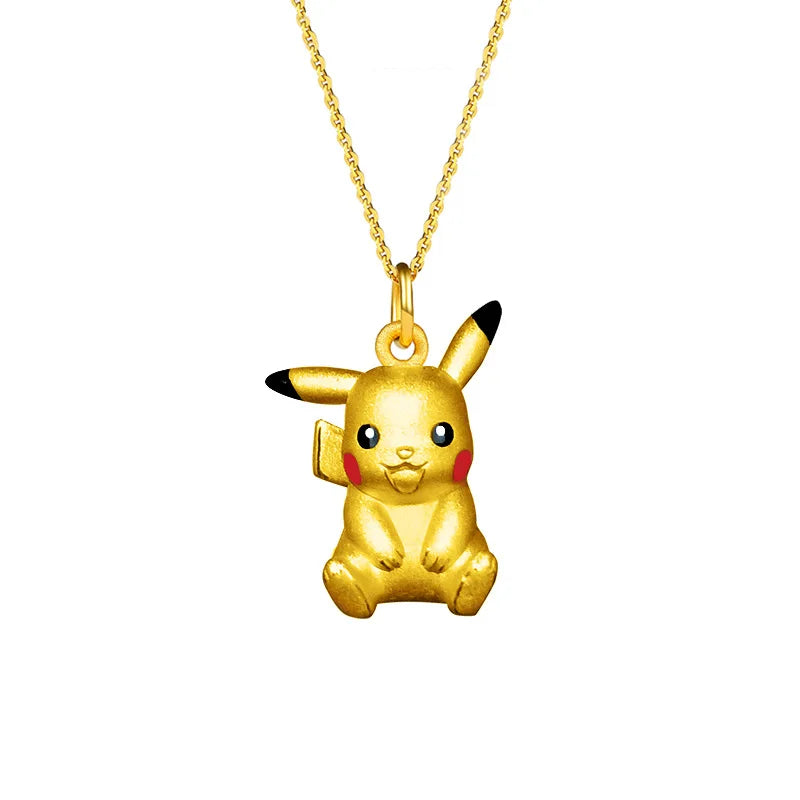 Pikachu Pendant Necklace Clavicle Chain Vietnam Enamel Pendant