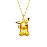 Pikachu Pendant Necklace Clavicle Chain Vietnam Enamel Pendant