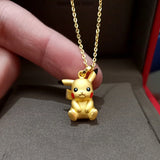 Pikachu Pendant Necklace Clavicle Chain Vietnam Enamel Pendant