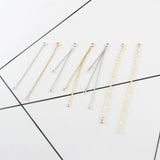 Plate Chain Tassels with Two Ring, Earring Attachment