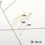 Plate Chain Tassels with Two Ring, Earring Attachment