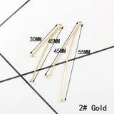 Plate Chain Tassels with Two Ring, Earring Attachment