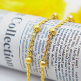 24K Plated Bracelet for Women Bride Hollow Sand Lucky Bead Bangle