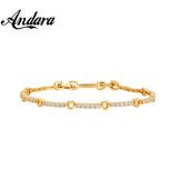 24K Heart Bracelet Woman Gift Wedding Christmas Birthday