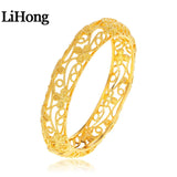 24k Hollowed Lace Bracelet Women's Wedding Jewelry