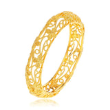 24k Hollowed Lace Bracelet Women's Wedding Jewelry