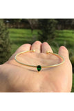 925 Silver Jade Gemstone Female Bracelet