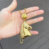 African Map Pendant Chain Mermaid Jewelry Statement